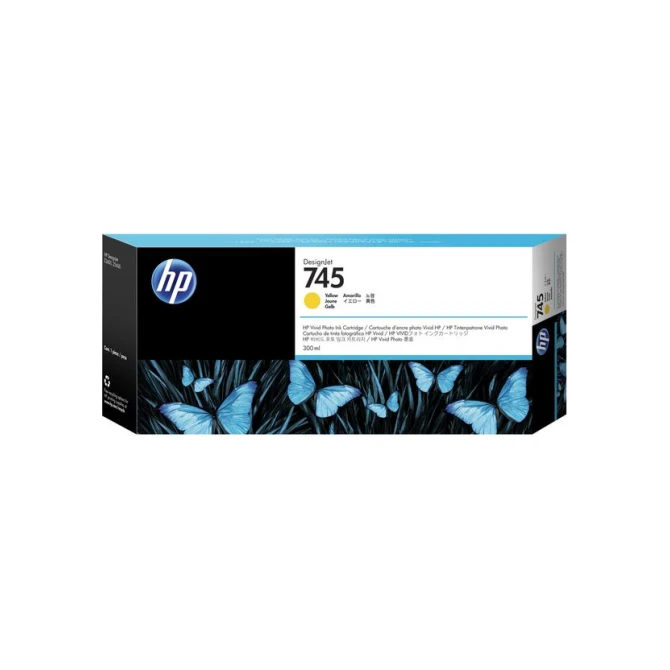 HP 745 Inktcartridge Hoog Rendement Geel HP 745 Inktcartridge Hoog Rendement Geel