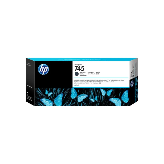 HP 745 Inktcartridge Hoog Rendement Matzwart HP 745 Inktcartridge Hoog Rendement Matzwart