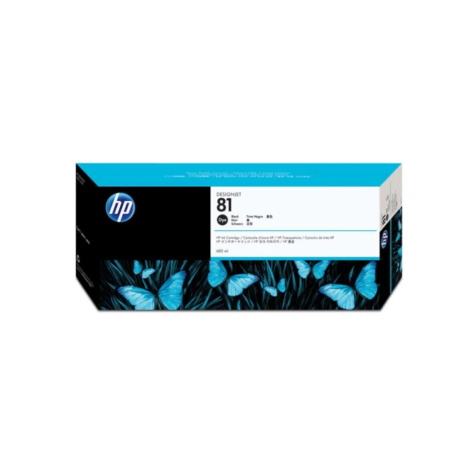 HP 81 / C4930A Inktcartridge Zwart HP 81 / C4930A Inktcartridge Zwart