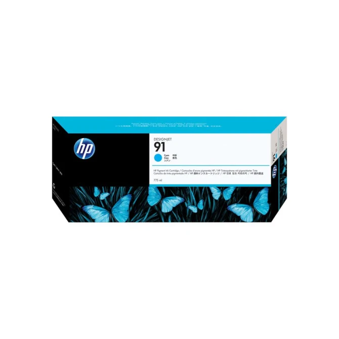 HP 91 Inktcartridge Cyaan HP 91 Inktcartridge Cyaan