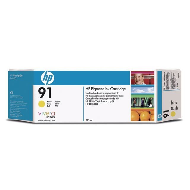 HP 91 Inktcartridge C9469A geel