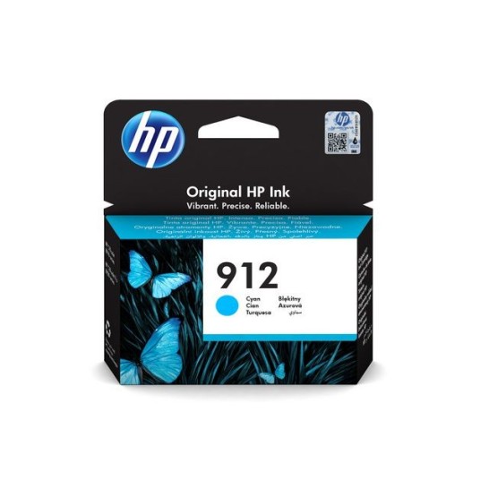 HP 912 Inktcartridge Cyaan