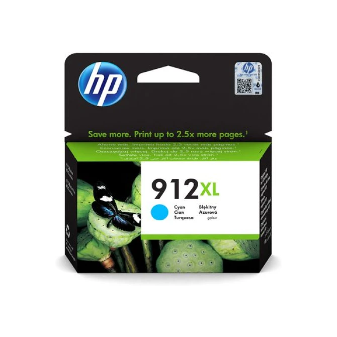 HP 912XL Inktcartridge Hoog Capaciteit Cyaan