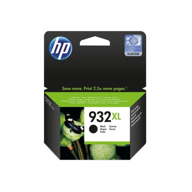 HP 932XL Inktcartridge Hoog Capaciteit Zwart HP 932XL Inktcartridge Hoog Capaciteit Zwart