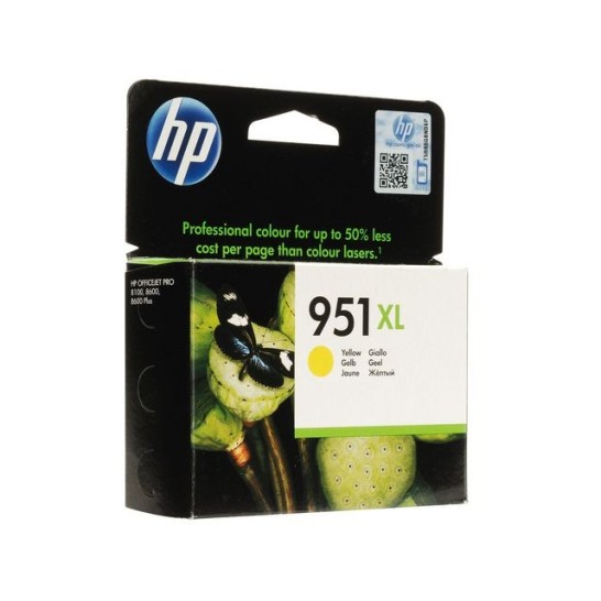 HP 951XL Inktcartridge Hoog Capaciteit Geel