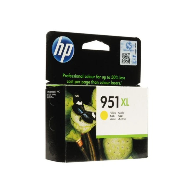 HP 951XL Inktcartridge Hoog Capaciteit Geel HP 951XL Inktcartridge Hoog Capaciteit Geel