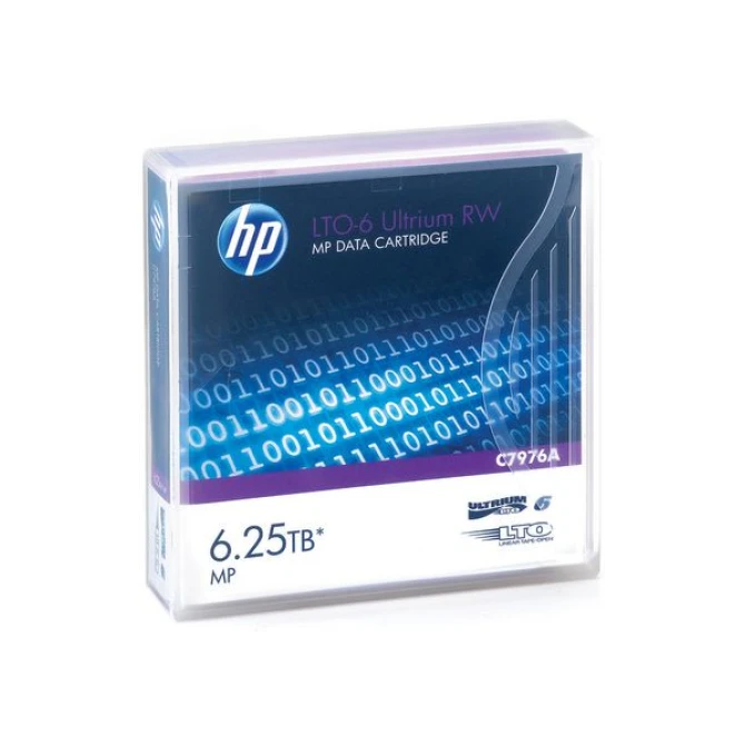 HP C7976A LTO-6 Ultrium RW Datacartridge 625 TB Paars