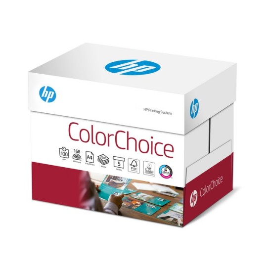 HP ColorChoice Papier A4 100 g/m² Wit (doos 5 x 500 vel)