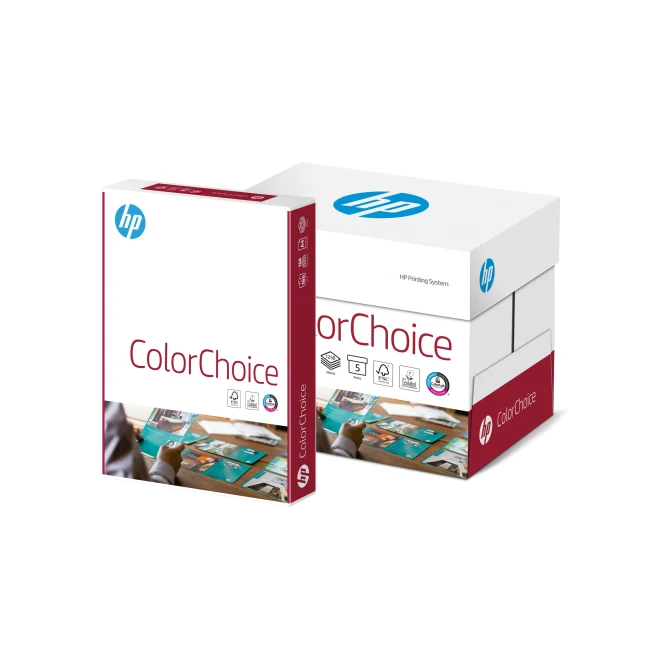 HP ColorChoice Papier A4 160 g/m² Wit (doos 5 x 250 vel) HP ColorChoice Papier A4 160 g/m² Wit (doos 5 x 250 vel)