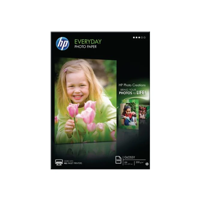 HP Everyday inkjet photo papier A4 200 g/m² (pak 100 vel)