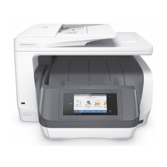 HP Officejet Pro 8730 All-in-One Inkjet Kleurenprinter A4 Lichtgrijs