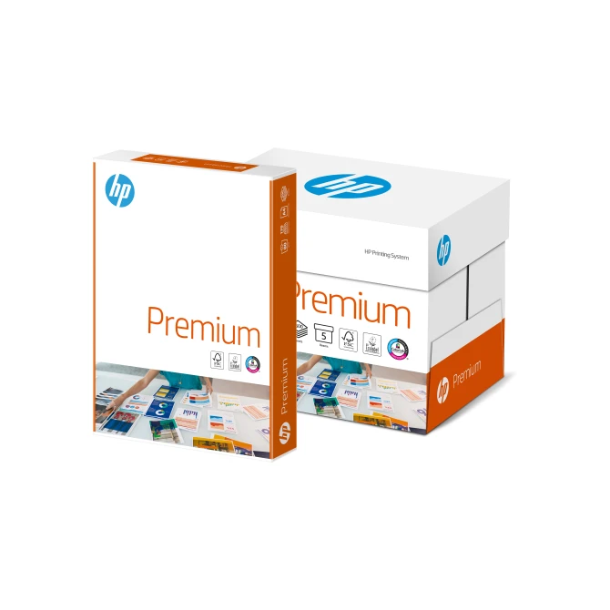 HP Premium papier A4 80 g/m² Wit (doos 5 x 500 vel) HP Premium papier A4 80 g/m² Wit (doos 5 x 500 vel)