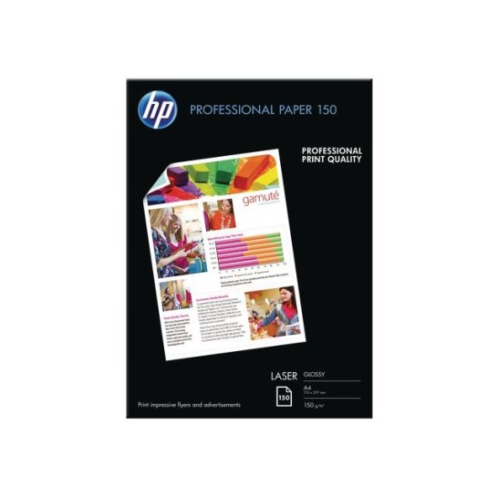 HP Professional Glossy Laser papier A4 150 g/m² CG965A (pak 150 vel)