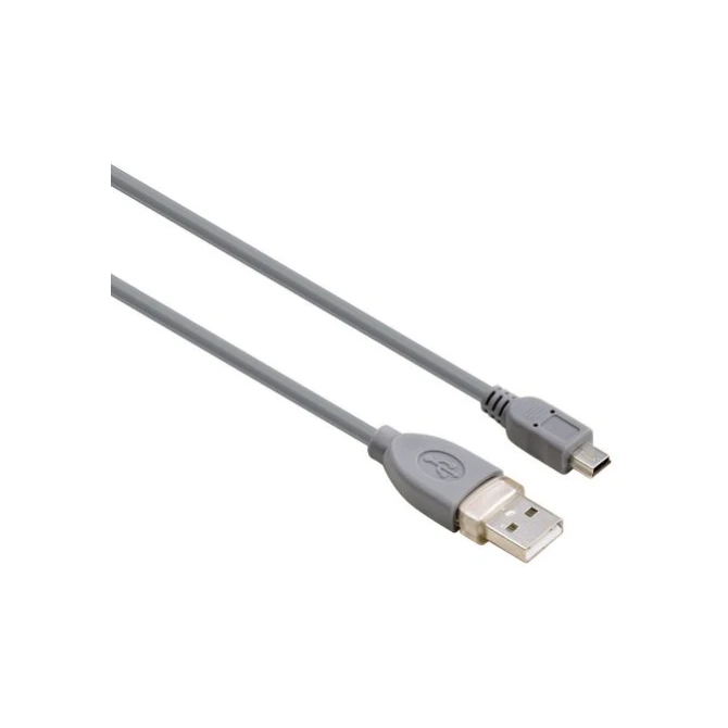 Hama USB Kabel Type A-Mini B 025 m Grijs