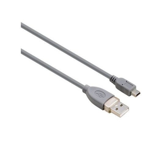 Hama USB Kabel Type A-Mini B 025 m Grijs