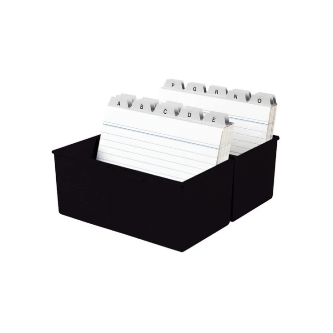 Han Kaartenbak A7 zwart