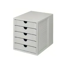 Han Ladenblok met 5 gesloten laden grijs Han Ladenblok met 5 gesloten laden grijs