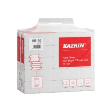 KATRIN 95193 Handdoek 2-laags 20x32cm wit 135 vel (doos 25 pakken) KATRIN 95193 Handdoek 2-laags 20x32cm wit 135 vel (doos 25 pakken)