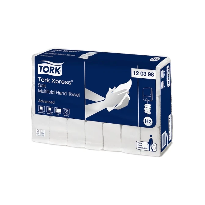 TORK 120398 Handdoek H2 Multifold 2-laags (21x180 vel)