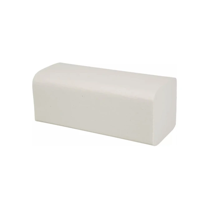 Handdoek z-fold cel 2L wit/24x20x160v