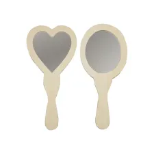 Creotime Handspiegel 23 - 24 cm (pak 2 stuks)