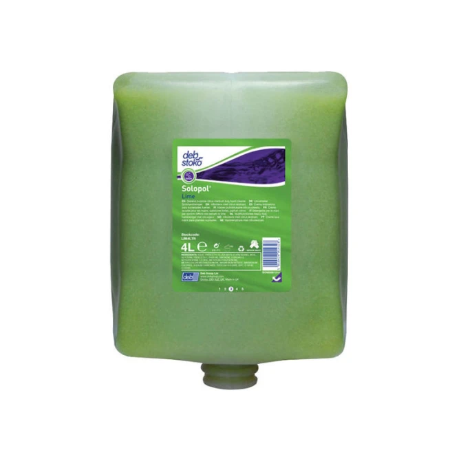 DEB Solopol Handzeep Lime 1L (4 stuks) DEB Solopol Handzeep Lime 1L (4 stuks)