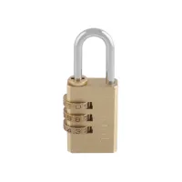 Hangslot combinatie messing