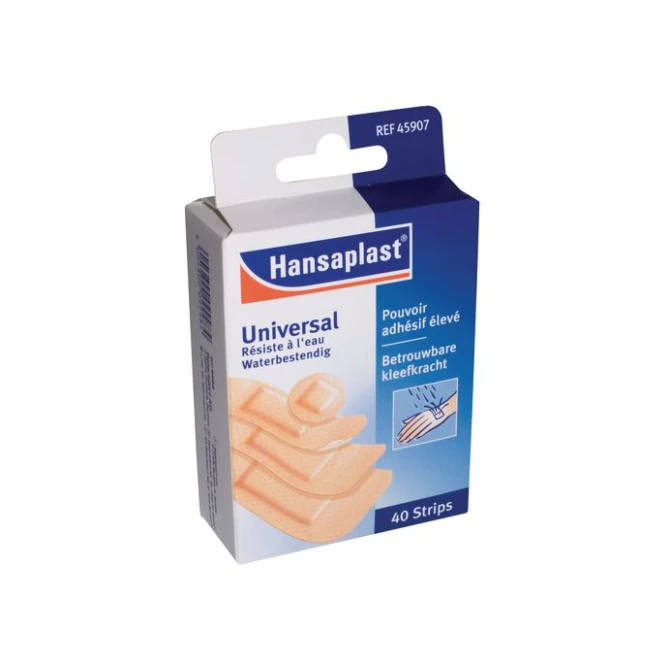 Hansaplast Pleisters 40 strips (doos 40 stuks) Hansaplast Pleisters 40 strips (doos 40 stuks)