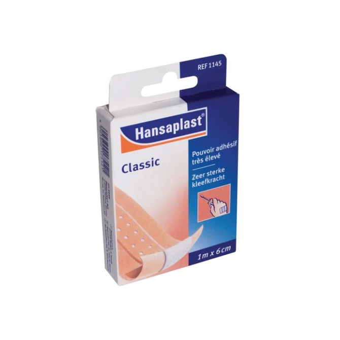 Hansaplast Pleisters Rol 1m x 6 cm (rol 1 meter) Hansaplast Pleisters Rol 1m x 6 cm (rol 1 meter)