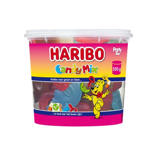 Haribo Kindermix Haribo/silo 550gr