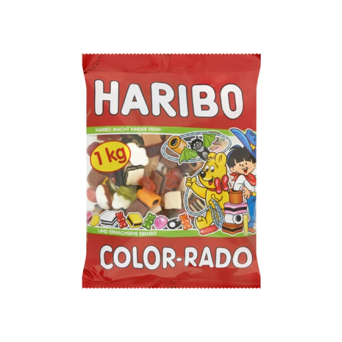 Haribo Snoep Haribo COLOR-RADO/pk1kg (1 zak x 1 kilo)