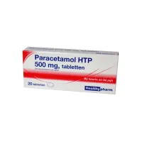 Healthypharm Paracetamol Pijnstiller 500 mg (pak 20 stuks) Healthypharm Paracetamol Pijnstiller 500 mg (pak 20 stuks)