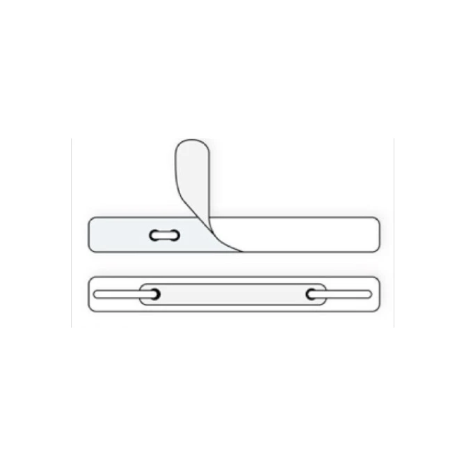 Hechtstrip zelfklevend wit (pak 100 stuks)
