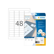 Herma 8864 Inkjet-etiketten A4 45.7 x 21.2 mm Wit (25 vellen x 48 etiketten) Herma 8864 Inkjet-etiketten A4 45.7 x 21.2 mm Wit (25 vellen x 48 etiketten)