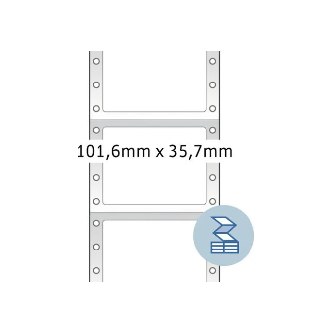 HERMA Computeretiketten 1016x357 mm 1-baan (pak 4000 stuks)
