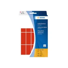 HERMA Etiket 20 x 50 mm Rood (pak 480 stuks)