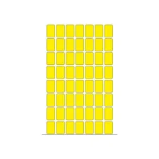 HERMA Etiketten 12 x 18 mm 1792 stuks geel (pak 1792 stuks)