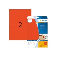 HERMA Etiketten 1996 x 1435 mm 40 stuks rood (pak 40 stuks)