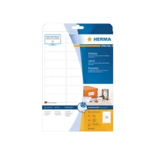 HERMA Etiketten voor Inkjetprinters 635 x 254 mm Wit (pak 825 stuks) HERMA Etiketten voor Inkjetprinters 635 x 254 mm Wit (pak 825 stuks)