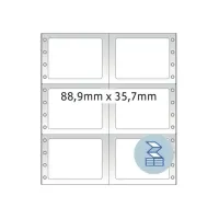 HERMA HERMA Computer labels - doorlopende kettingetiketten - 8000 etiket(ten) - 889 x 357 mm (pak 8000 stuks) HERMA HERMA Computer labels - doorlopende kettingetiketten - 8000 etiket(ten) - 889 x 357 mm (pak 8000 stuks)