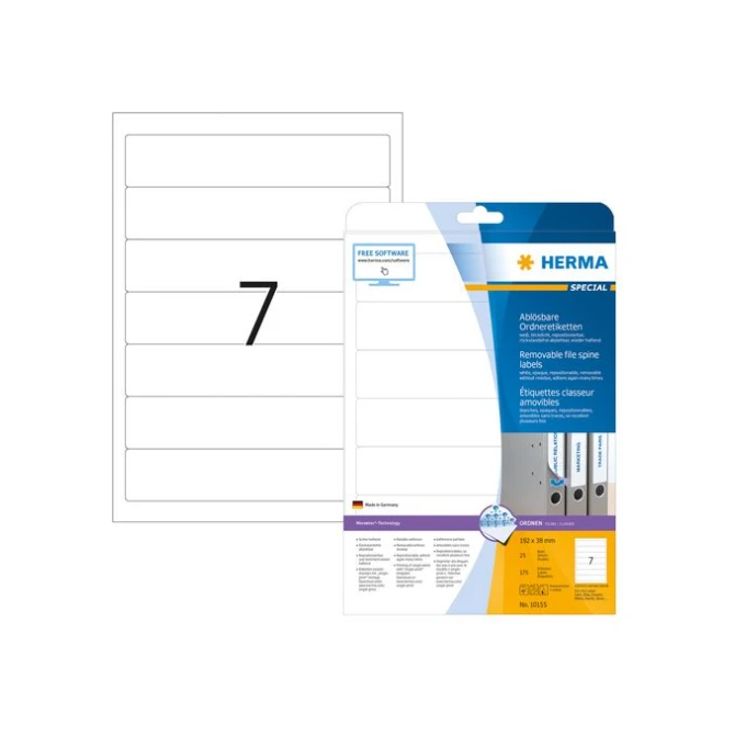 HERMA Rugetiket ILC 192x38 afn./pak 175