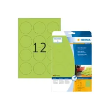 HERMA ILC Etiket Rond 60 mm Groen (pak 240 stuks)