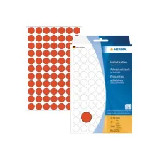 HERMA Markeer etiket Diameter 13 mm rood (pak 2464 stuks)