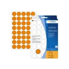 HERMA Markeer etiket Diameter 19 mm licht oranje (pak 960 stuks) HERMA Markeer etiket Diameter 19 mm licht oranje (pak 960 stuks)