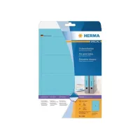 HERMA Ordneretiketten 192x61 mm blauw (pak 80 stuks)
