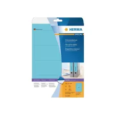 HERMA Ordneretiketten 192x61 mm blauw (pak 80 stuks) HERMA Ordneretiketten 192x61 mm blauw (pak 80 stuks)