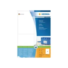HERMA Premium permanent papieretiket 105 x 148 mm rechte hoek wit (pak 800 stuks) HERMA Premium permanent papieretiket 105 x 148 mm rechte hoek wit (pak 800 stuks)