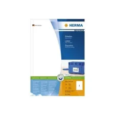 HERMA Premium permanent papieretiket 200 x 297 mm 100 vellen 1 etiket per A4-vel wit (pak 100 stuks)