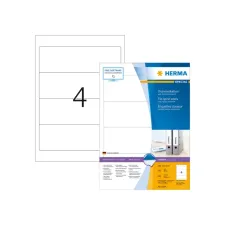 Herma Rugetiketten 192x61 mm wit (pak 400 stuks)