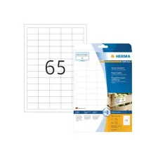 HERMA SuperPrint etiketten 381 x 212 mm 1625 stuks wit (pak 1625 stuks) HERMA SuperPrint etiketten 381 x 212 mm 1625 stuks wit (pak 1625 stuks)